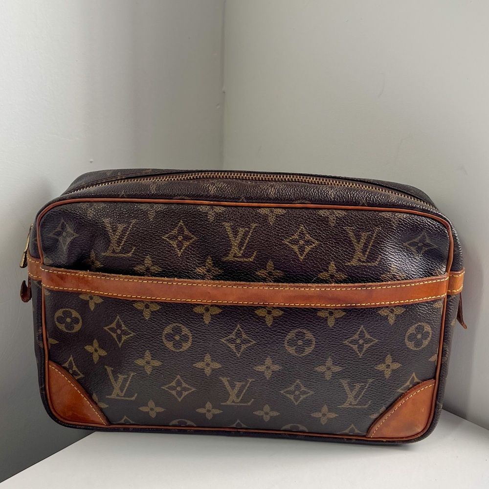 80’s LV Large Trousse Toiletry Bag  11x7